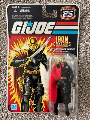 Figura Destro Iron Grenadier MOC GI Joe 25 Aniversario NUEVO Sellado Foto 1 de 3