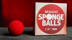 Magic Sponge Balls 4PK Red 1.5" by Murphy's Magic. instructions included! - Picture 1 of 5