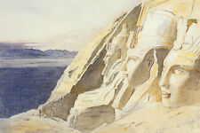 Edward Lear - Abu Simbel, Egypt (1867) Photo Poster Painting Art Print