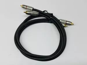 audio-technica PCOCC DOPPIO CAVO AUDIO COASSIALE RCA cavo circa 1 metro #42 - Foto 1 di 1