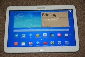 Samsung Galaxy Tab 3 GT-P5210 16GB, Wi-Fi, 10.1in White Cracked - Picture 1 of 3