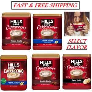 Hills Bros. Instant Cappuccino Mix,(16 oz, Pack of 1) - (Select Your Flavor) - Picture 1 of 10