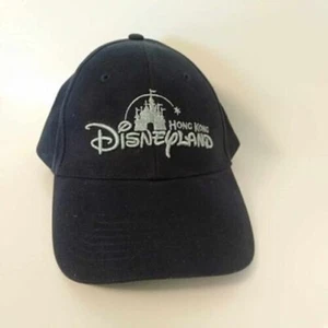 Disneyland Hong Kong cap hat adult navy blue adjustable Adult size fits most - Picture 1 of 4