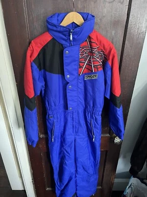 Abrigo de esquí vintage nuevo con etiquetas Spyder Web traje de nieve junior talla 14 cadetes de colección Foto 1 de 4
