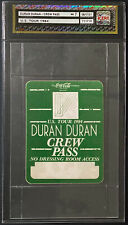 1984 Duran Duran Crew Pass U.S. Tour Unused Vintage Music NM 7 iCert