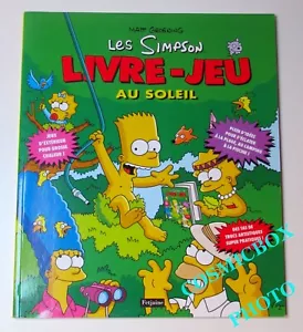 Les SIMPSONS au Soleil - Game Book in French NEW - Fetjaine Matt Groening - Picture 1 of 3