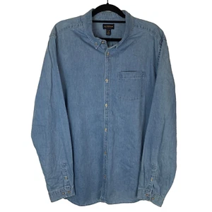 CPO Provisions blau Denim Button Down Kragen Hemd Größe Herren XL - Bild 1 von 11