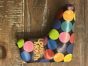 LOUD MOUTH GOLF BLADE PUTTER HEADCOVER - Magnetic Head Cover GOOD - Picture 1 of 4