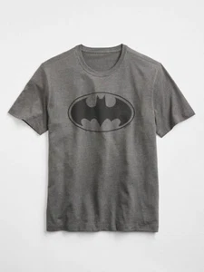 NUEVO CON ETIQUETAS GAP DC Comics Batman Camiseta Gráfica Camiseta Carbón Brezo Hombres S M - Imagen 1 de 3