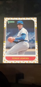 2021 donruss baseball Fergie Jenkins Retro On Fire 1987 /75