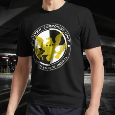 Camiseta 24 Counter Terrorist Unit (CTU) Logo Divertida Talla Modo Camiseta Americana Foto 1 de 2