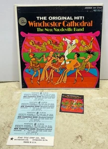 New Vaudeville Band Winchester Cathedral Compact 33 Jukebox PICTURE SLEEVE ONLY - Picture 1 of 6