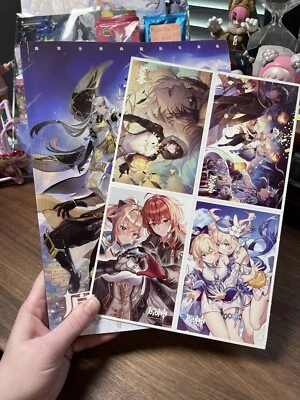 Genshin Impact Art Book & Post Card Set - Image 1 of 4
