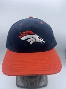 Vintage Denver Broncos NFL Snapback Hat – 90s Deadstock, One Size, New With Tags - Picture 1 of 4