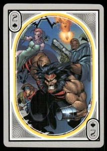 Wolverine Gambit X-Men Marvel Superhero Comic Playing Card (NM) - Picture 1 of 2