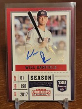 2017 Panini Elite Extra Edition USA Baseball 18U Tickets Will Banfield Auto