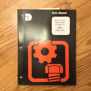 Kommode 708 710 TEILEKATALOG HANDBUCH TANDEMWALZE ASPHALTVERDICHTER FÜHRUNG - Bild 1 von 3