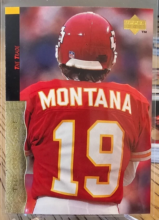 1995 Upper Deck Joe Montana Career Set #26 Kansas City Chiefs - Image 1 of 2
