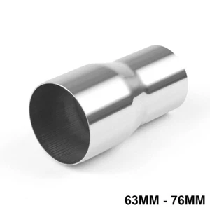 2.5" 63mm To 3" 76mm OD Pipe Connector Adapter Reducer Stainless Steel - Bild 1 von 6