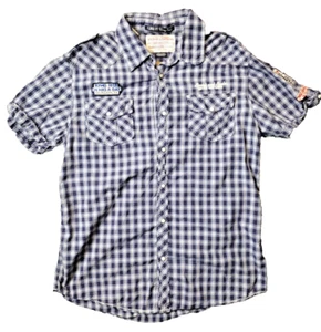 Scotch & Soda Men's Pearl Snap Shirt Mens XL RARE The Last Gentle Man M.C. NY - Picture 1 of 19