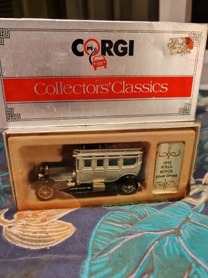 Corgi Classic 1912 ROLLS ROYCE SILVER GHOST vintage Collectible Used No Box 9041 - Image 1 of 4