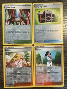 4 HOLO: CRYSTAL CAVE 144/203 CAMPING GEAR 122/163 DOCTOR 134/198 CAITLIN 132/198 - Imagen 1 de 4