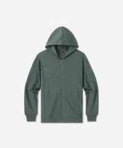 Unbound Merino Men's Size L Compact Travel Hoodie Color Dusty Teal MSRP $178 - Picture 1 of 10