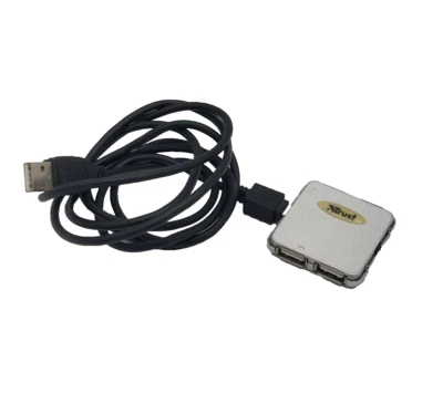 Hub USB 2.0 4 porte Mini HU-3340m Design Alluminio Compatibile Windows Usato - Immagine 1 di 2