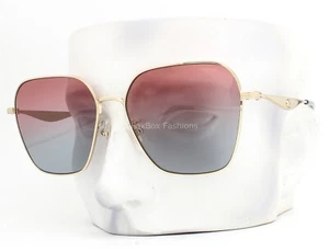 Coach Sunglasses HC 7168 90050Q Light Gold Metal Pink to Blue Gradient w/case - Picture 1 of 9
