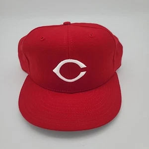 Vintage Cincinnati Reds New Era 59Fifty Pro Model Fitted 7 1/8 Hat Cap Wool MLB - Picture 1 of 11