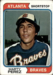 Marty Perez 1974 Topps #374 Atlanta Braves - Picture 1 of 2