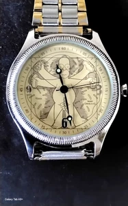 Vintage 2005 The Simpsons Leonardo DaVinci Signed Quartz Watch Stainless Rare - Bild 1 von 7