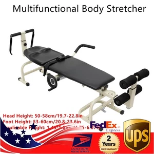 Halswirbelsäulenstrecker Zugbett Lendenwirbelsäulenentlastung Dekompression Massageliege - Bild 1 von 10