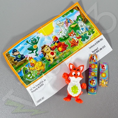Juguete sorpresa Kinder Joy - Happy Fox con pegatinas | Primavera 2022 Foto 1 de 4