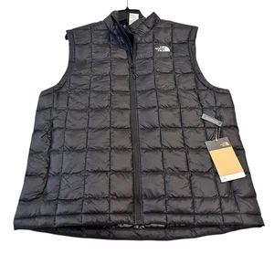 NEW The North Face Mens Thermoball Eco Vest Black Size Large L NWT FREE Shipping - Picture 1 of 3