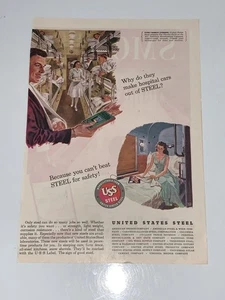 Pubblicità rivista vintage Stati Uniti acciaio e vecchio Thompson Whiskey anni 40 - Foto 1 di 1