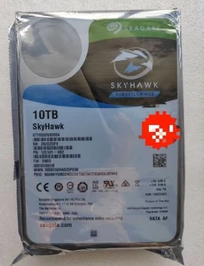 Seagate SkyHawk 10TB Sata 6Gb/s 3.5" Internal HDD Hard Disk Drive ST10000VX0004 - Picture 1 of 3