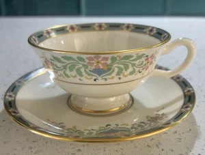 Stunning Vintage Lenox Mystic Tea Cup Coffee Cup & Saucer - Picture 1 of 7