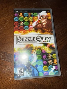 SONY PSP PLAYSTATION PORTABLE PUZZLE QUEST CHALLENGE OF THE WARLORDS AUTHENTIC - Bild 1 von 3