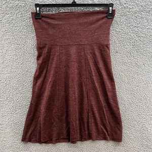 Falda Prana Roja Borgoña Ligera Plegable Sobre Cintura Mini Falda Talla XS - Imagen 1 de 9