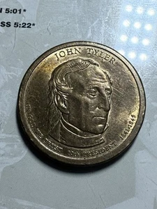 john tyler dollar coin 2009 p - Picture 1 of 3