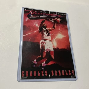 Vintage Philadelphia 76ers PROMO POSTER KARTE "Thunder" Charles Barkley 4 x 6 - Bild 1 von 4