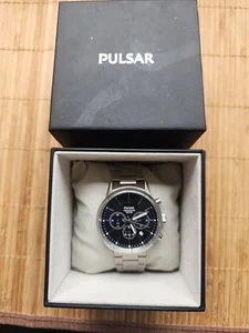 Pulsar Chronograph 100m VD53-X220 950491 Like New! - Picture 1 of 17