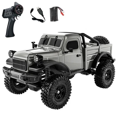 2.4G Pickup Truck 1:18 4WD RC Off Road Vehicle C8813 Simulation Rock RTR Crawler - Image 1 of 4