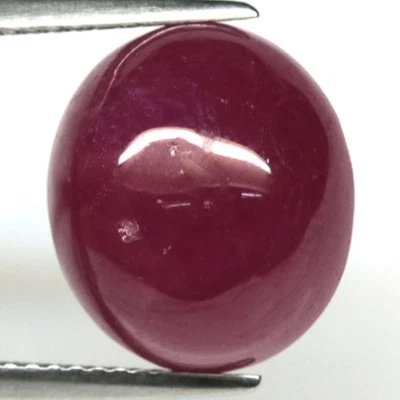 15.06 CT. Heated Red Ruby Madagascar Oval Cabochon 12 x 13 mm. - Image 1 of 4