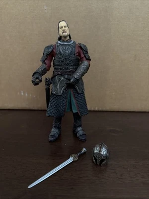 Figura King Theoden in Armor EL SEÑOR DE LOS ANILLOS Las Dos Torres Toybiz 2002 Foto 1 de 4