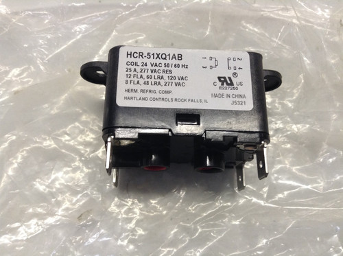 HartlandControls CON-1/24/40, HCCY1XQ04GG999S, 1P 24V 40A CONTACTOR W/SHUNT