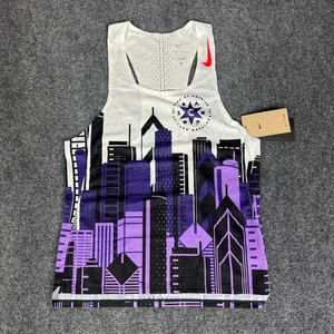 Nike Chicago Marathon AeroSwift Dri-FIT ADV Mens S Running Singlet FV6335-100 - Picture 1 of 10
