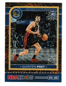 QUINTEN POST 2024-25 PANINI HAUNTED HOOPS HOLO WEBS ROOKIE . NICE. - Picture 1 of 1