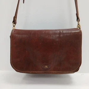 The Bridge Vintage Leather Crossbody Bag Small Brown Ladies RMF17-SM - Picture 1 of 11